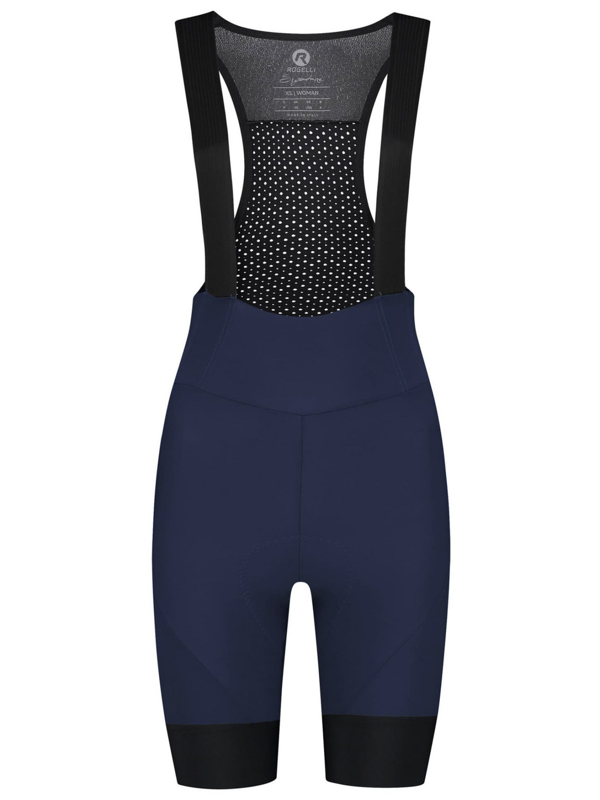 Exclusivní dámské cyklokraťasy Rogelli SIGNATURE s gelovou cyklovýstelkou, modré XS