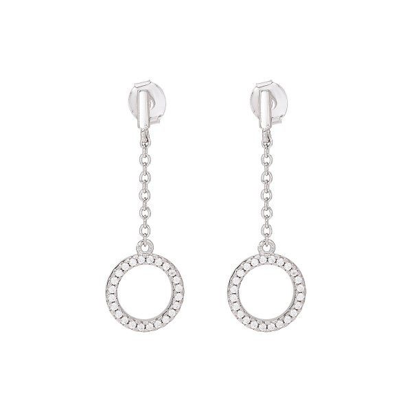 Náušnice se syntetickými kameny 136-386-004496-0000