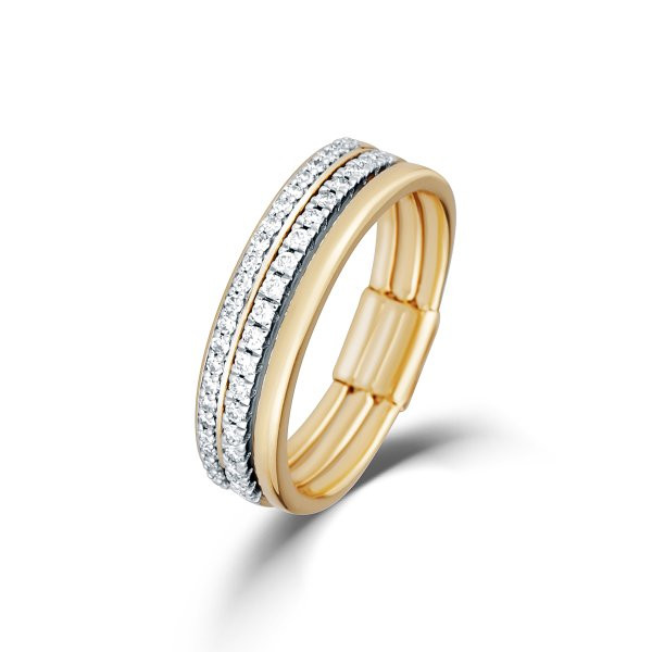 Prsten s brilianty 224-436-9767 54-5.40g