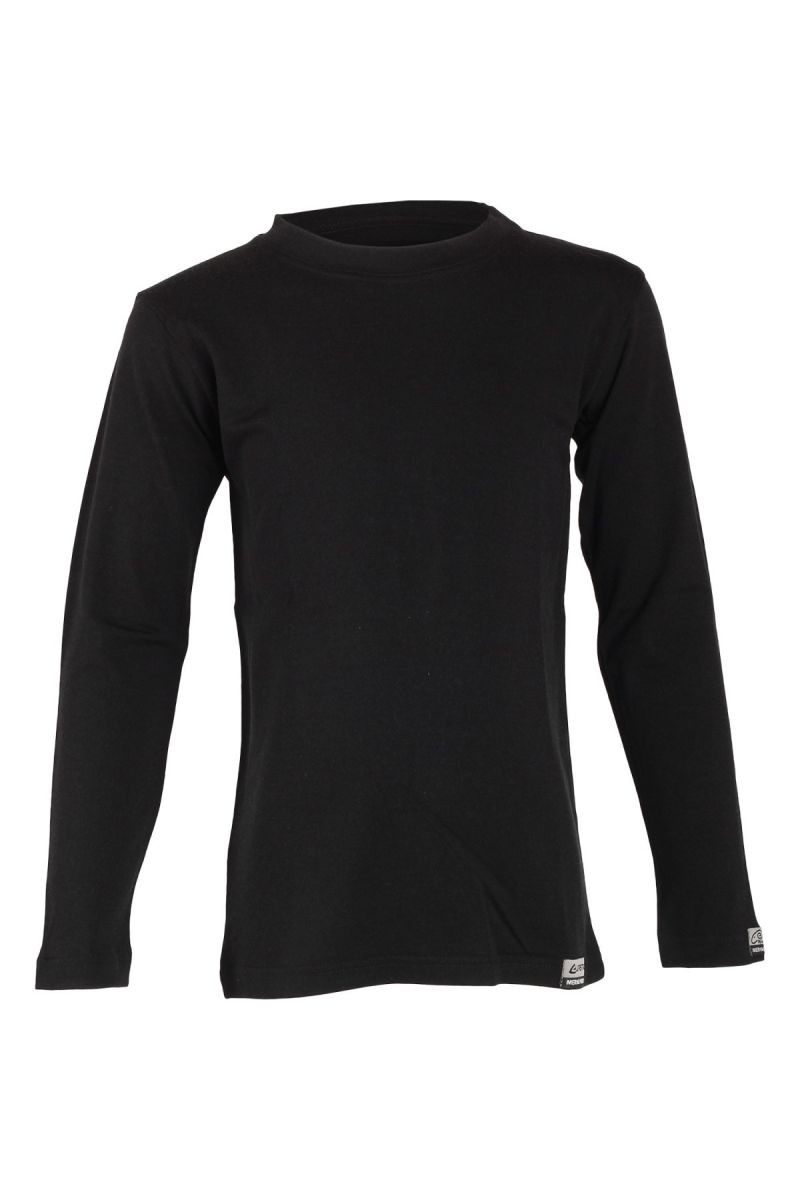 Lasting dětské merino triko LONY černé Velikost: 120