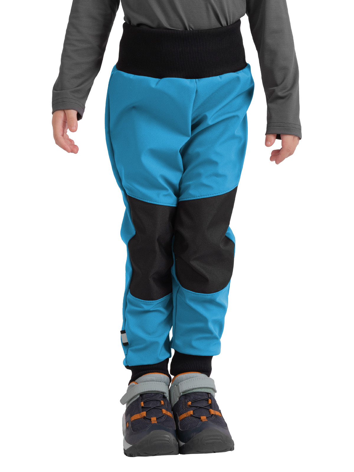 Unuo Unuo, Batolecí softshellové kalhoty s fleecem Street Strong, Tyrkysová Velikost: 98/104 8596227123124