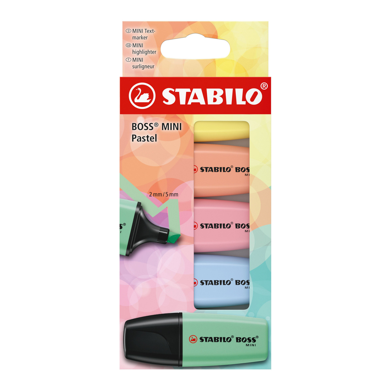 STABILO BOSS MINI Pastel 5 ks Sada