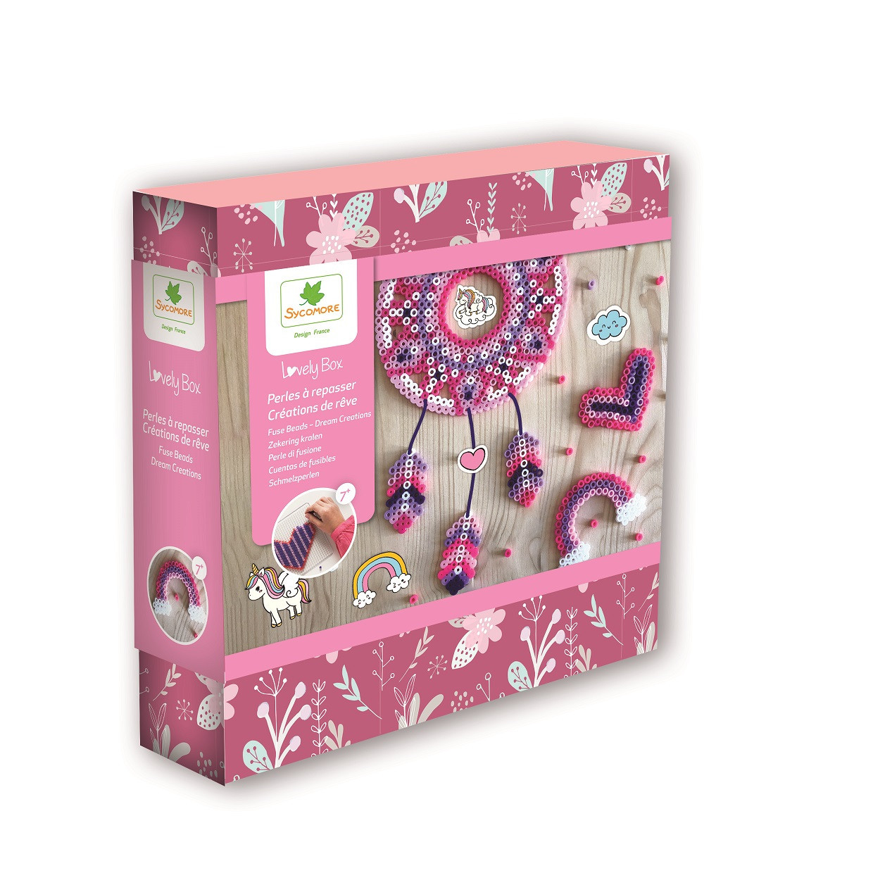 Lovely box - zažehlovací korálky - lapač snů