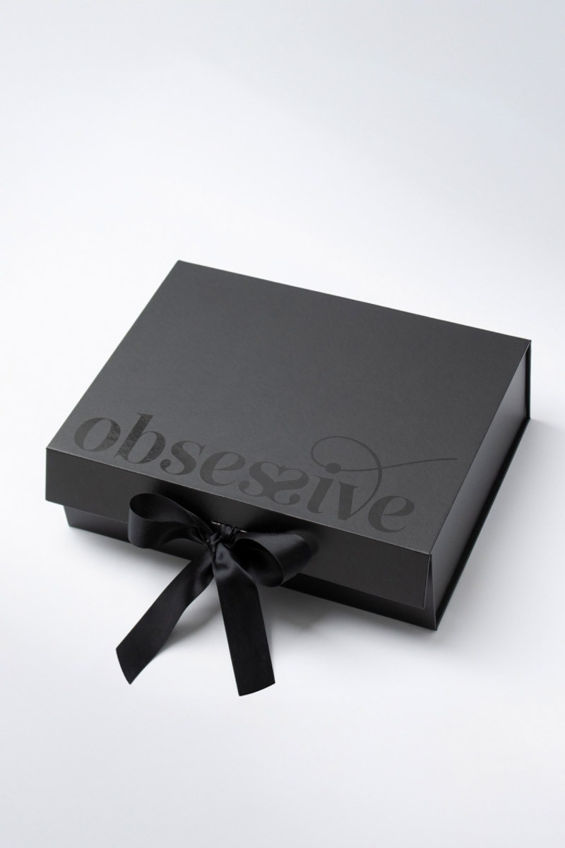 Černá dárková krabička Obsessive