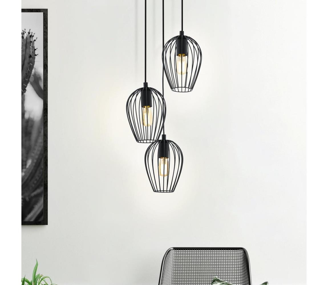 Eglo Eglo 49479 - Lustr NEWTOWN 3xE27/60W/230V