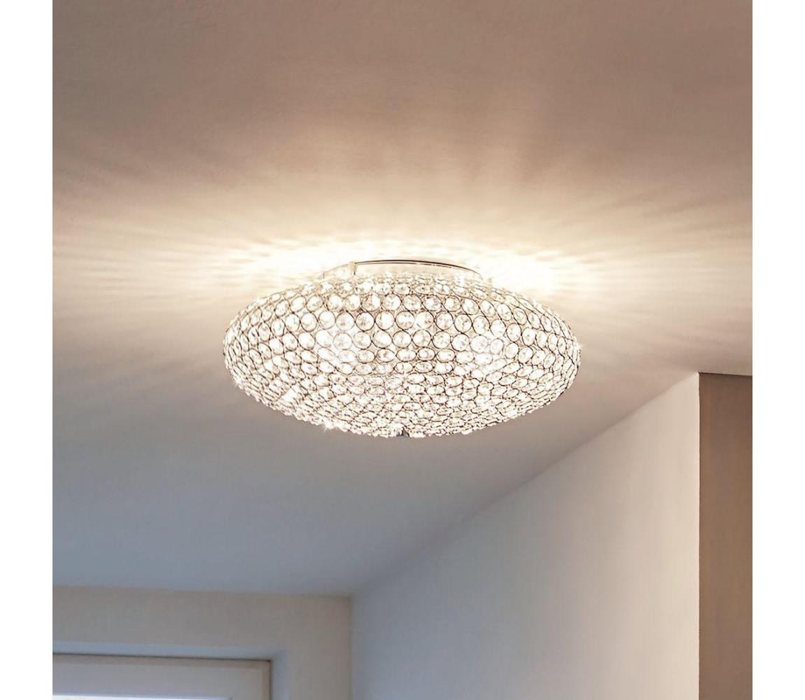 Eglo Eglo 95285 - Křišťálové stropní svítidlo CLEMENTE 3xE27/60W/230V