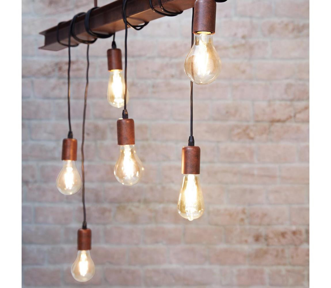 Eglo Eglo 49859 - Lustr na lanku TOWNSHEND 4 6xE27/60W/230V