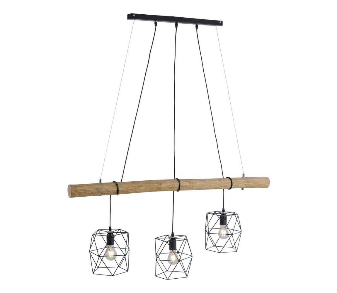 Leuchten Direkt Leuchten Direkt 15503-18 - Lustr na lanku EDGAR 3xE27/60W/230V