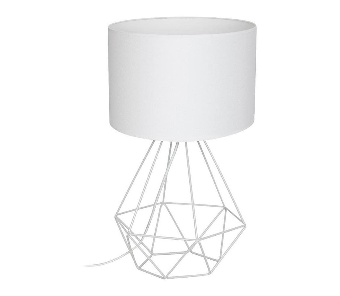 Stolní lampa BASKET 1xE27/60W/230V bílá