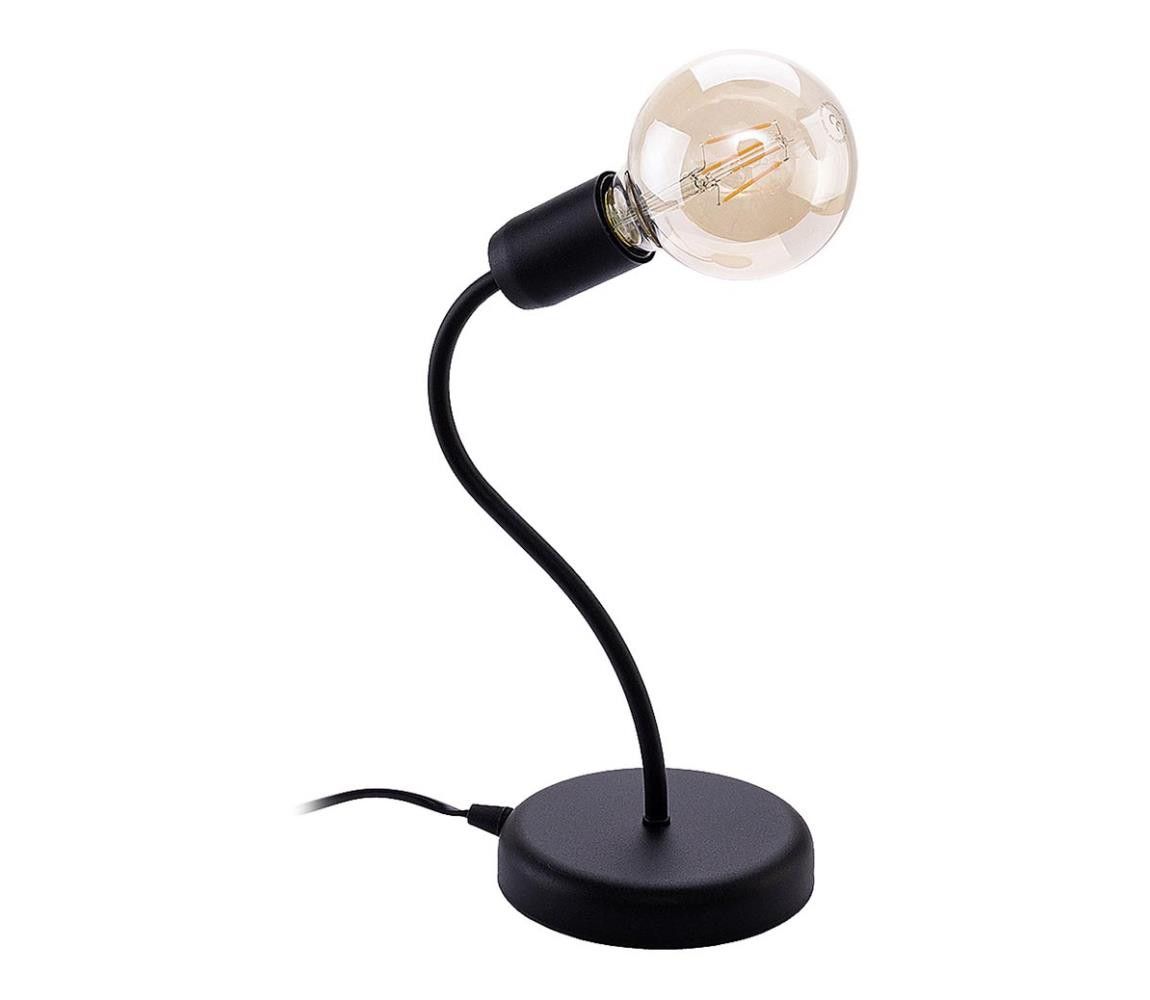 Jupiter Jupiter 1673 - Stolní lampa LUCE 1xE27/60W/230V černá