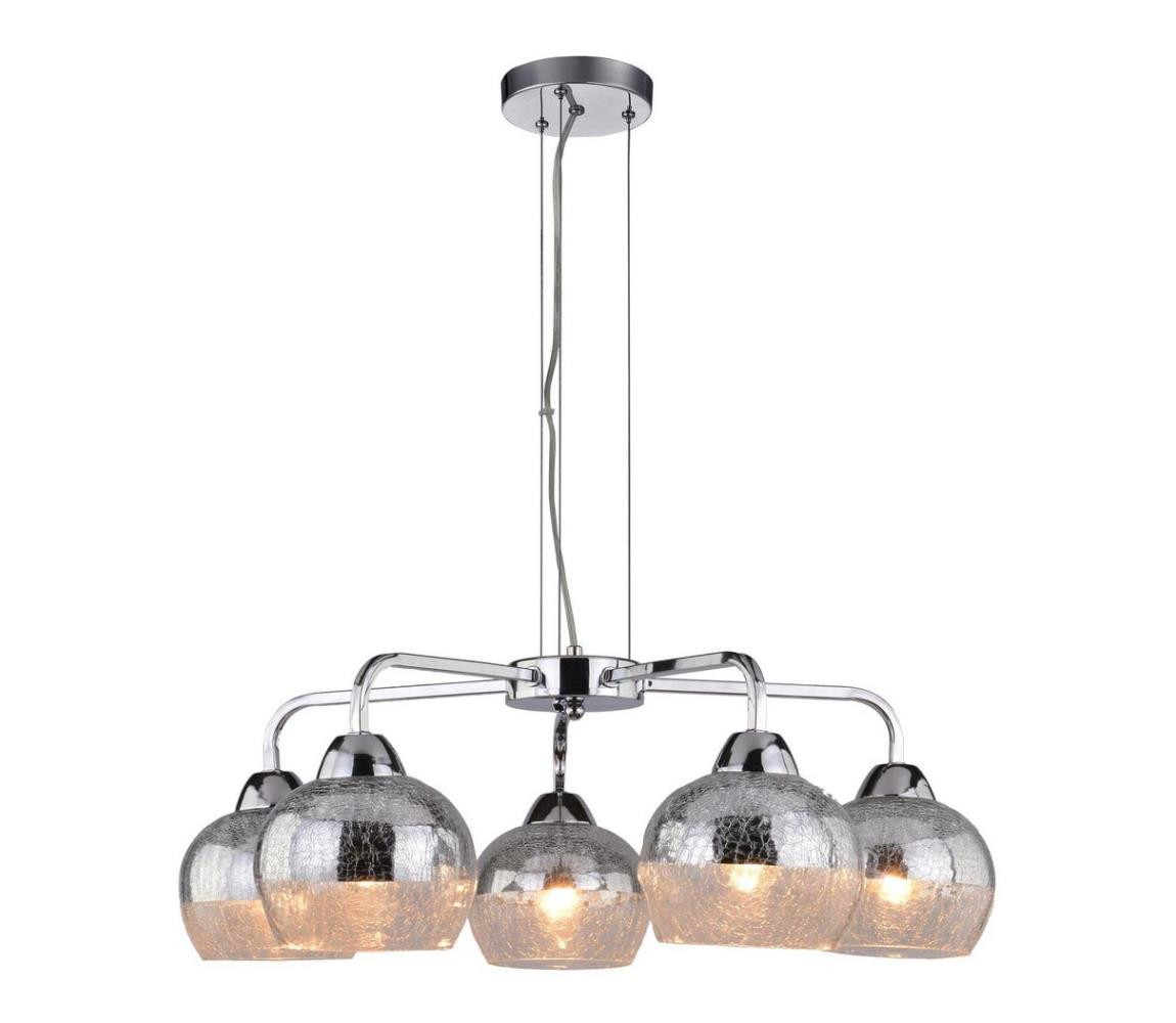 Lustr na lanku CROMINA 5xE27/60W/230V