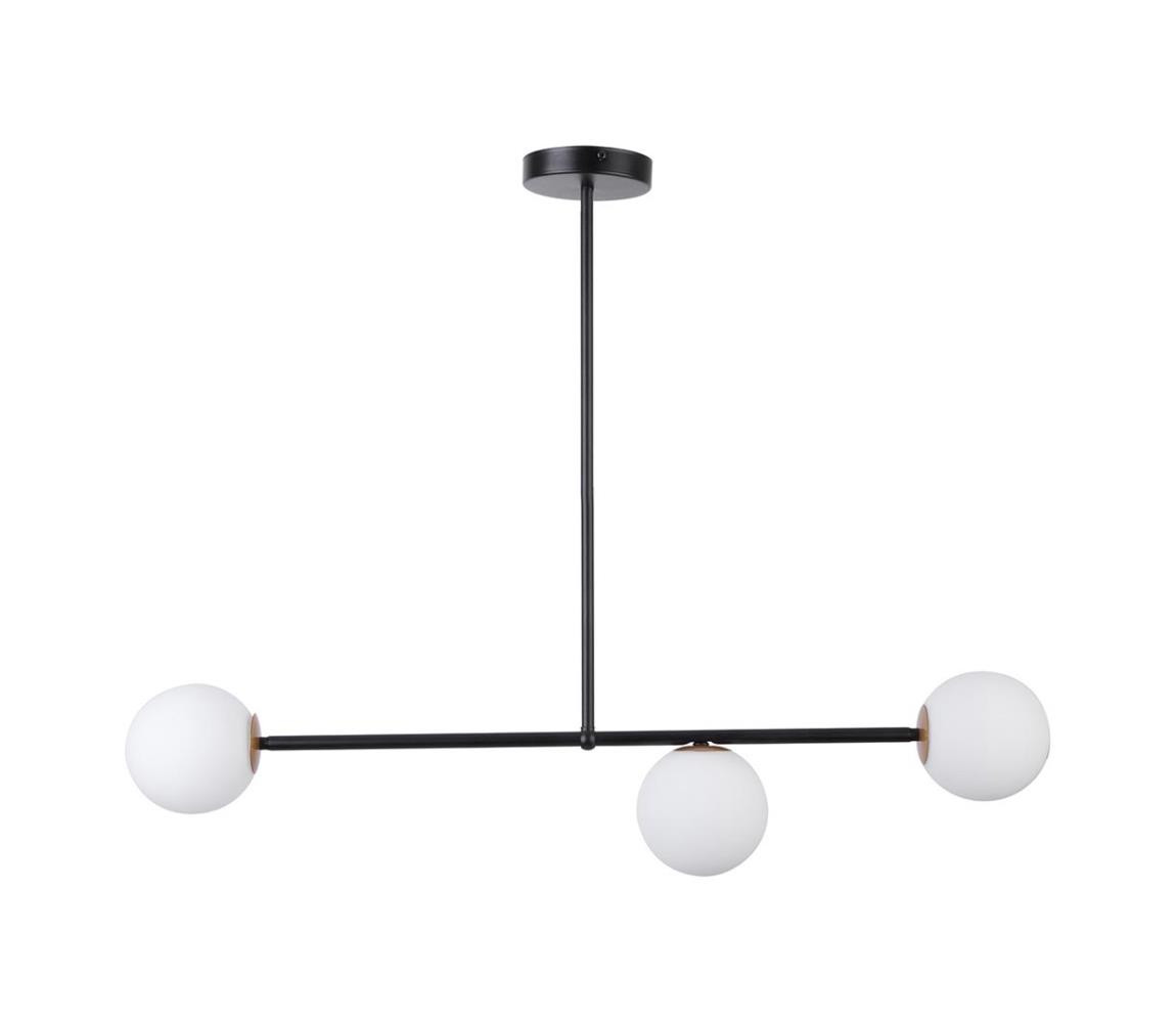 Lustr na tyči GAMA 3xG9/12W/230V černá