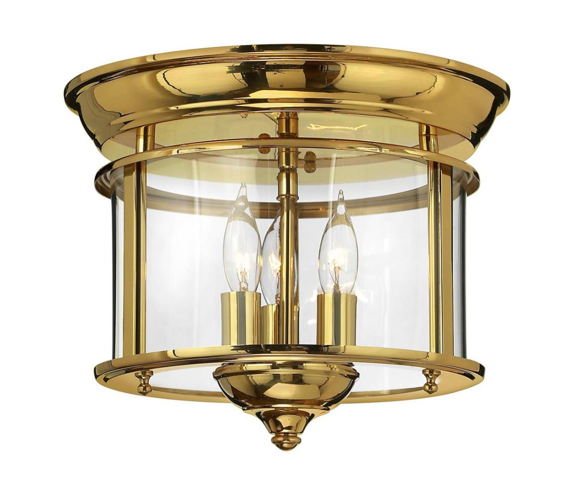 Elstead Elstead HK-GENTRY-F-PB - Stropní svítidlo GENTRY 3xE14/40W/230V zlatá