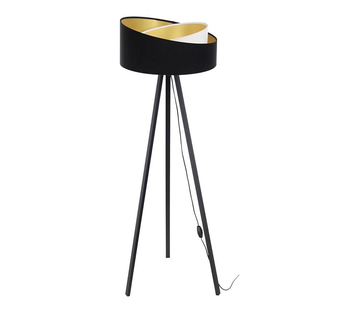 Stojací lampa GALAXY 1xE27/60W/230V černá/bílá/wenge