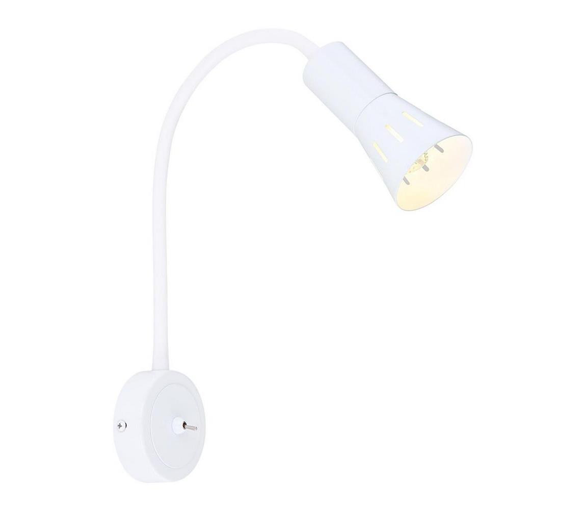 Flexibilní lampička ARENA 1xE14/40W/230V bílá