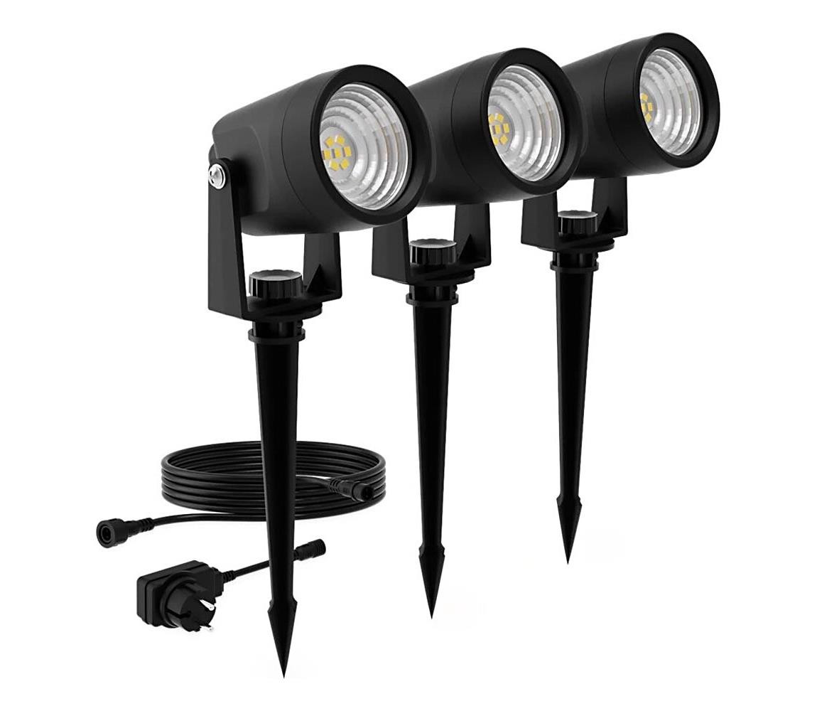 Philips Philips -SADA 3x LED Venkovní svítidlo GARDENLINK REUEL LED/1,5W/230V 2700K IP44