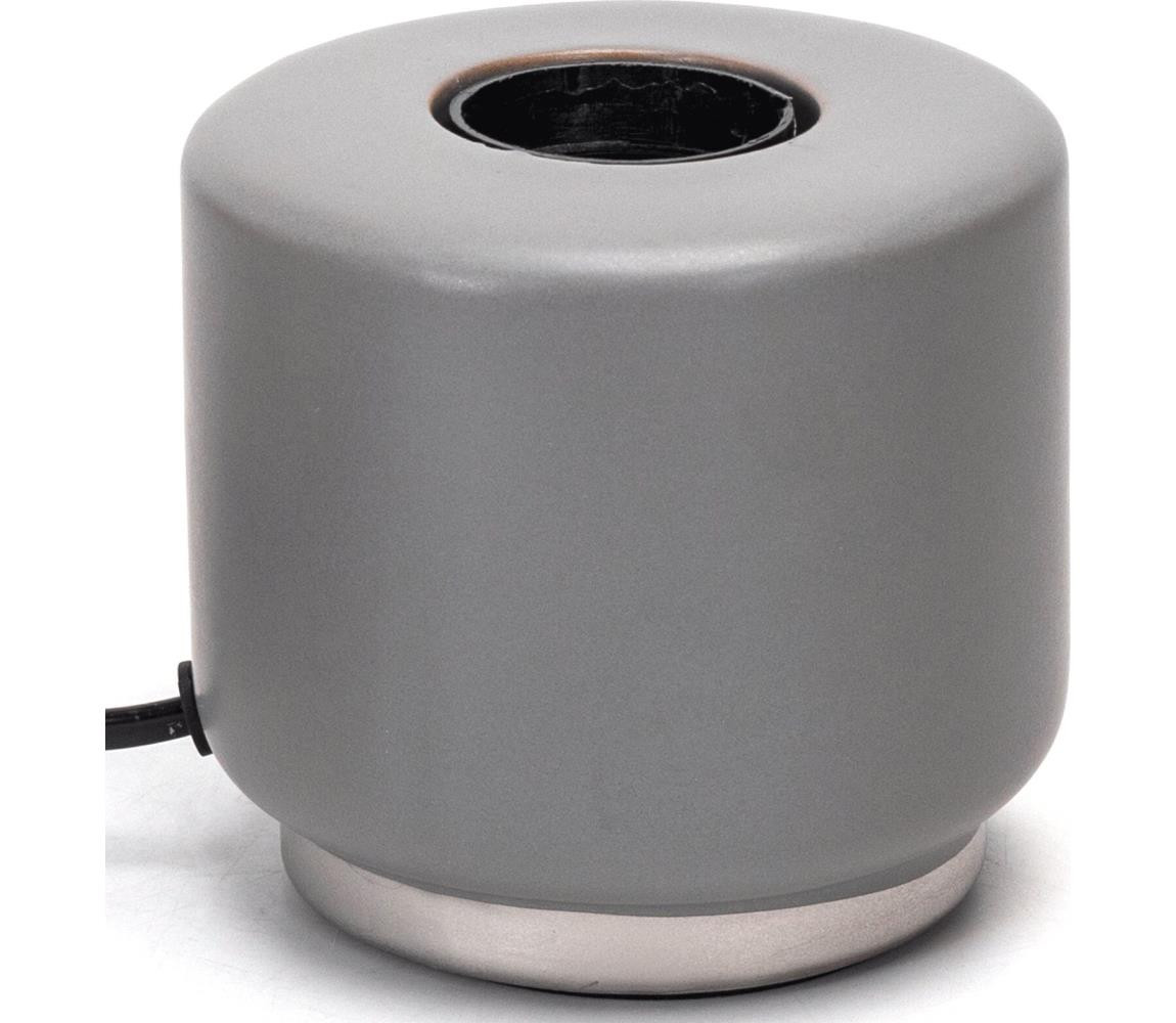 B.V.  - Stolní lampa 1xE27/60W/230V šedá