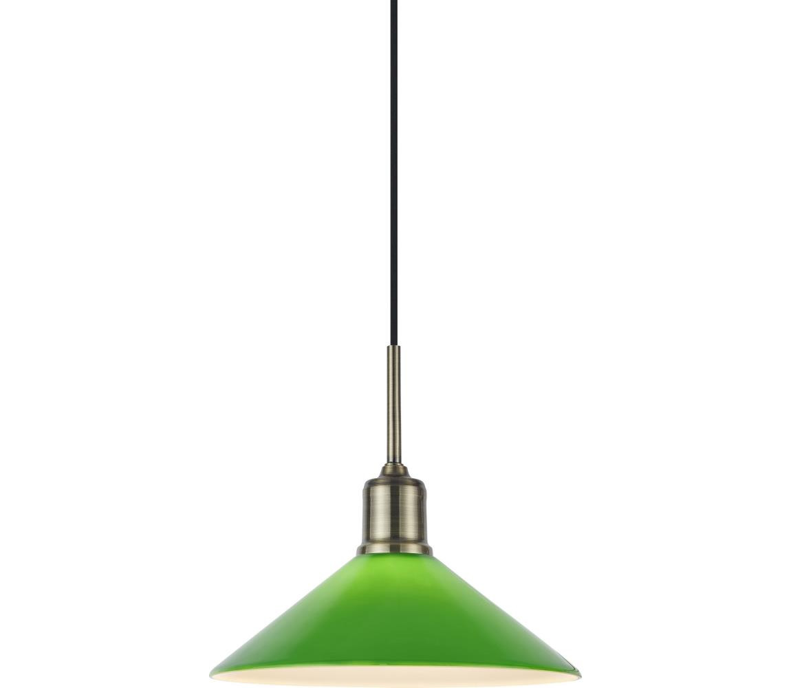 Markslöjd Markslöjd 108868 - Lustr na lanku VELA 1xE27/40W/230V mosaz/zelená