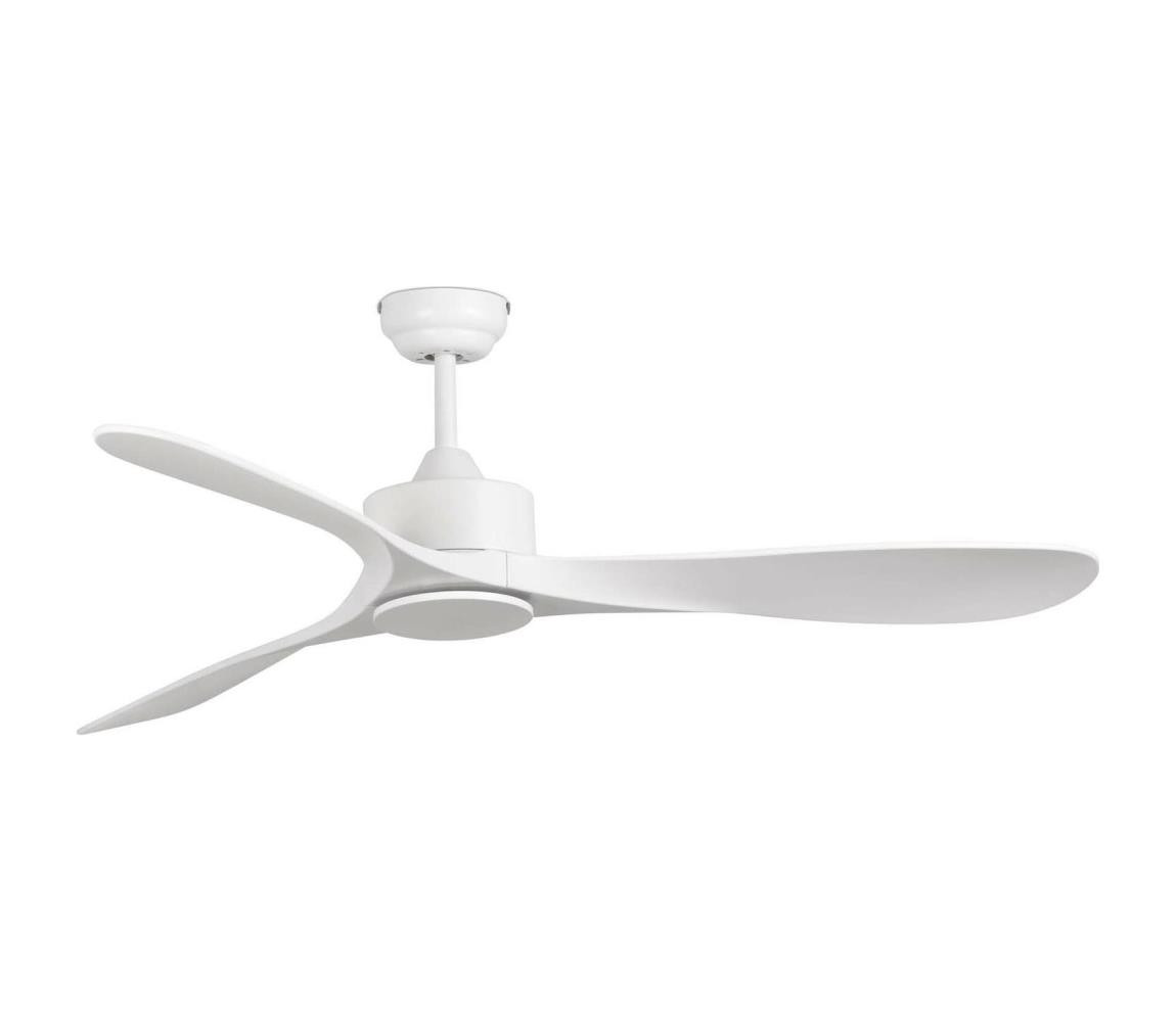 FARO Barcelona FARO 33750DCWT-Stropní látor LUZON L bílá pr. 132 cm WT + dálkové ovládání