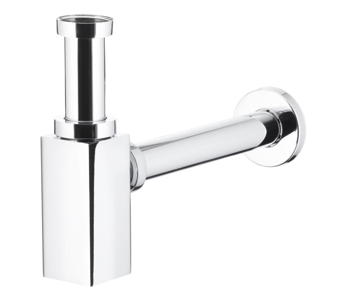 KFA Armatura KFA Armatura 600-002-00 - Hranatý umyvadlový sifon lesklý chrom