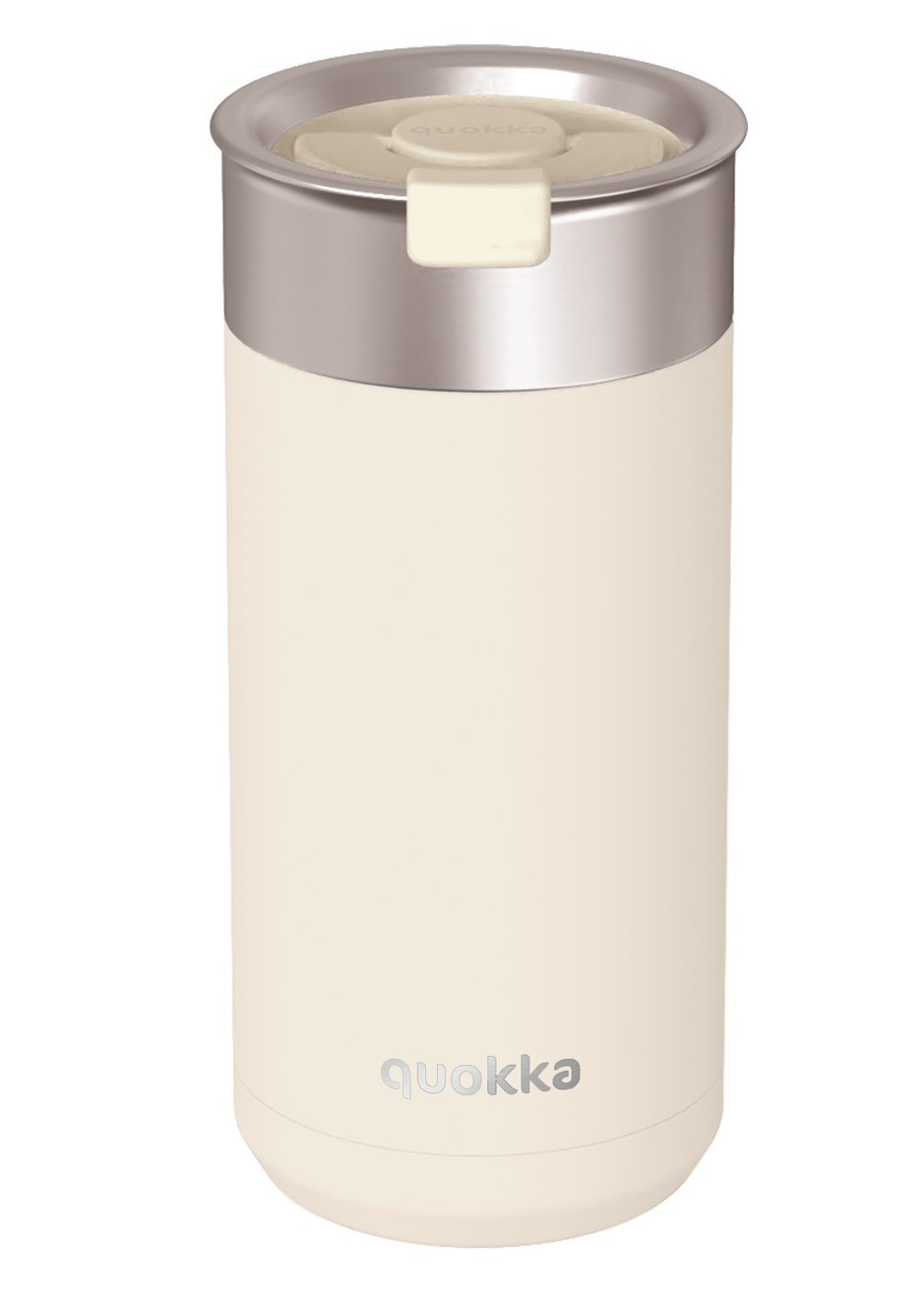 Termohrnek se sítkem Boost, 400ml, Quokka, béžový