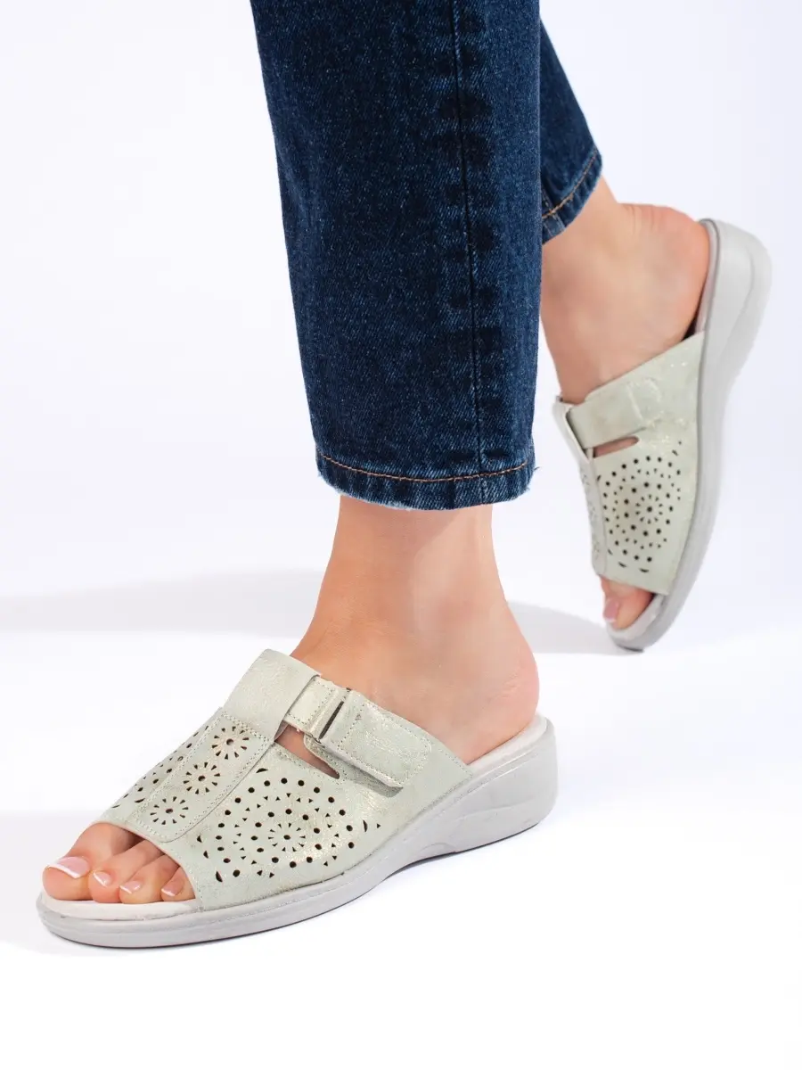 Originální dámské nazouváky na klínku