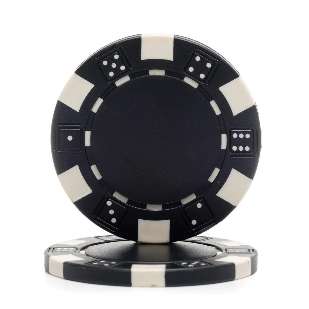 Profesionální kusový žeton design Flop 13g-černý