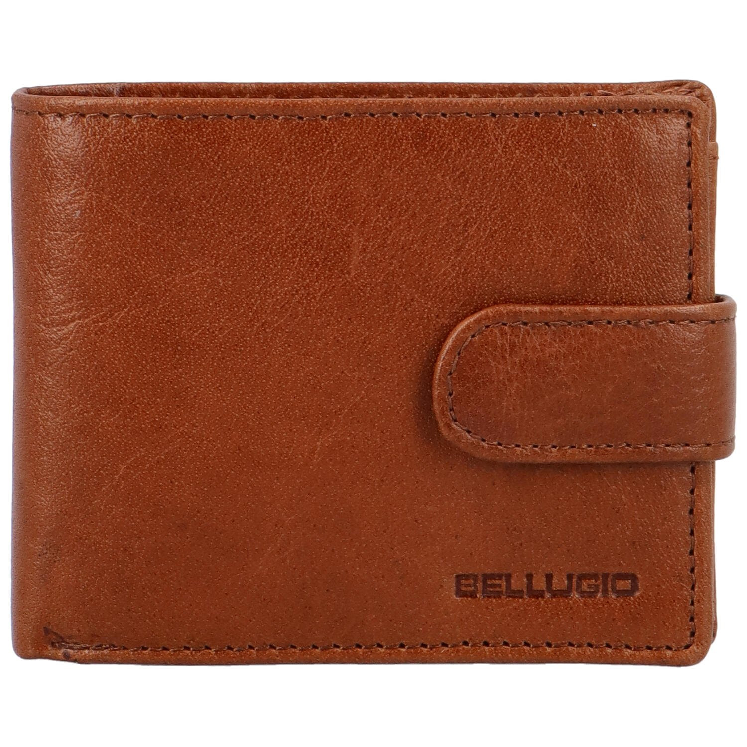 Pánská kožená peněženka koňaková - Bellugio Osvald koňak