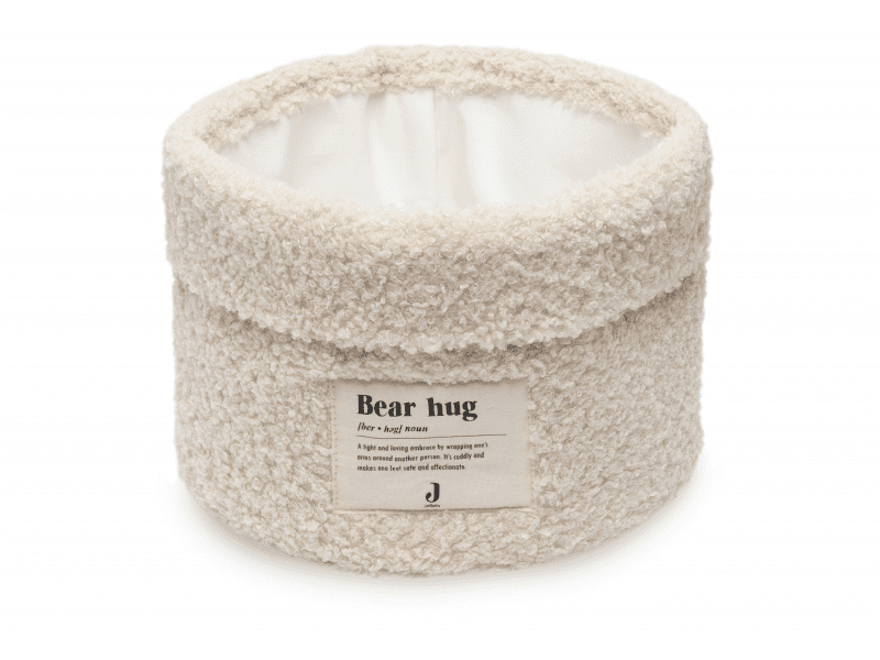 Jollein Košík na toaletní potřeby Boucle Naturel