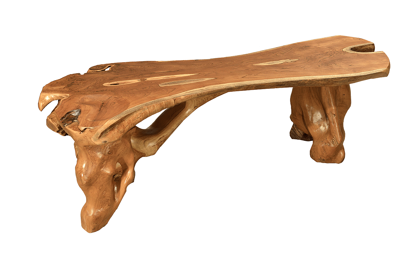 DEOKORK Teakový stolek ROOT II