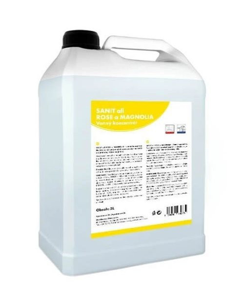 SANIT all vonný koncentrát 5 L - růže a magnólie