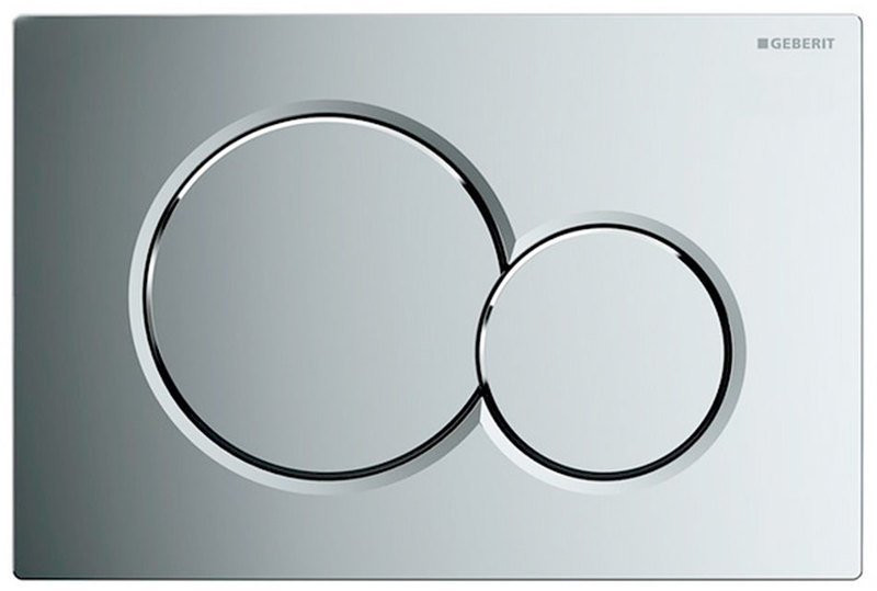 GEBERIT SIGMA01 ovládací tlačítko, chrom lesk