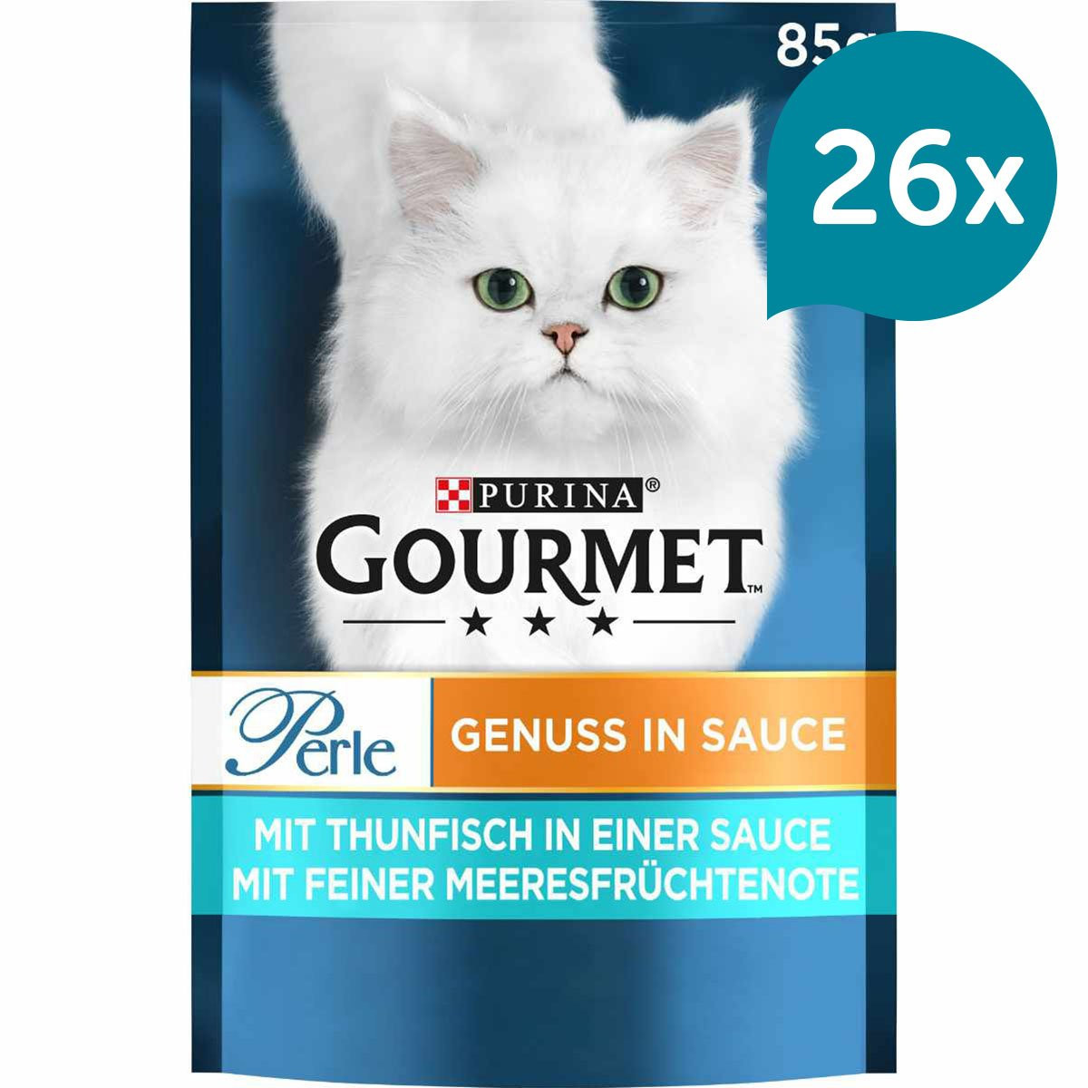 Gourmet Perle Genuss v omáčce s tuňákem 26 × 85 g