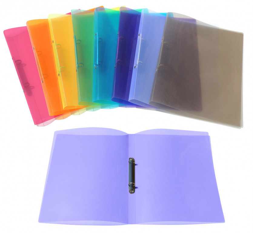 LINARTS Pořadač 2 kroužkový A4, 20 mm, PP DIAGONAL, fialový