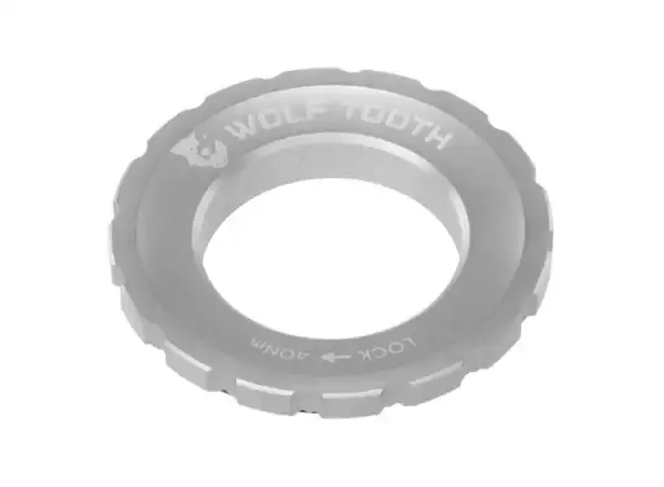 matice Wolf Tooth Centerlock Rotor raw stříbrná