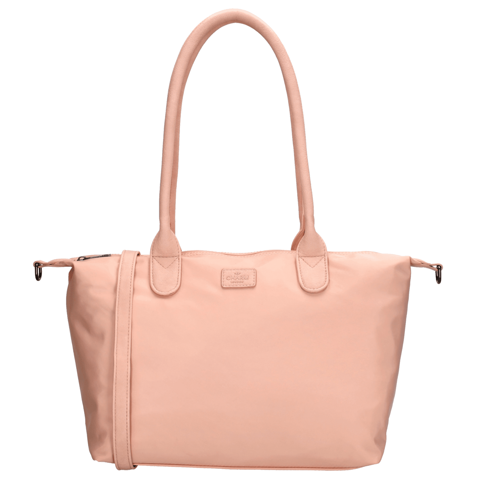 Dámská shopper taška Charm London Buckingham Mono 15,5L - světle růžová