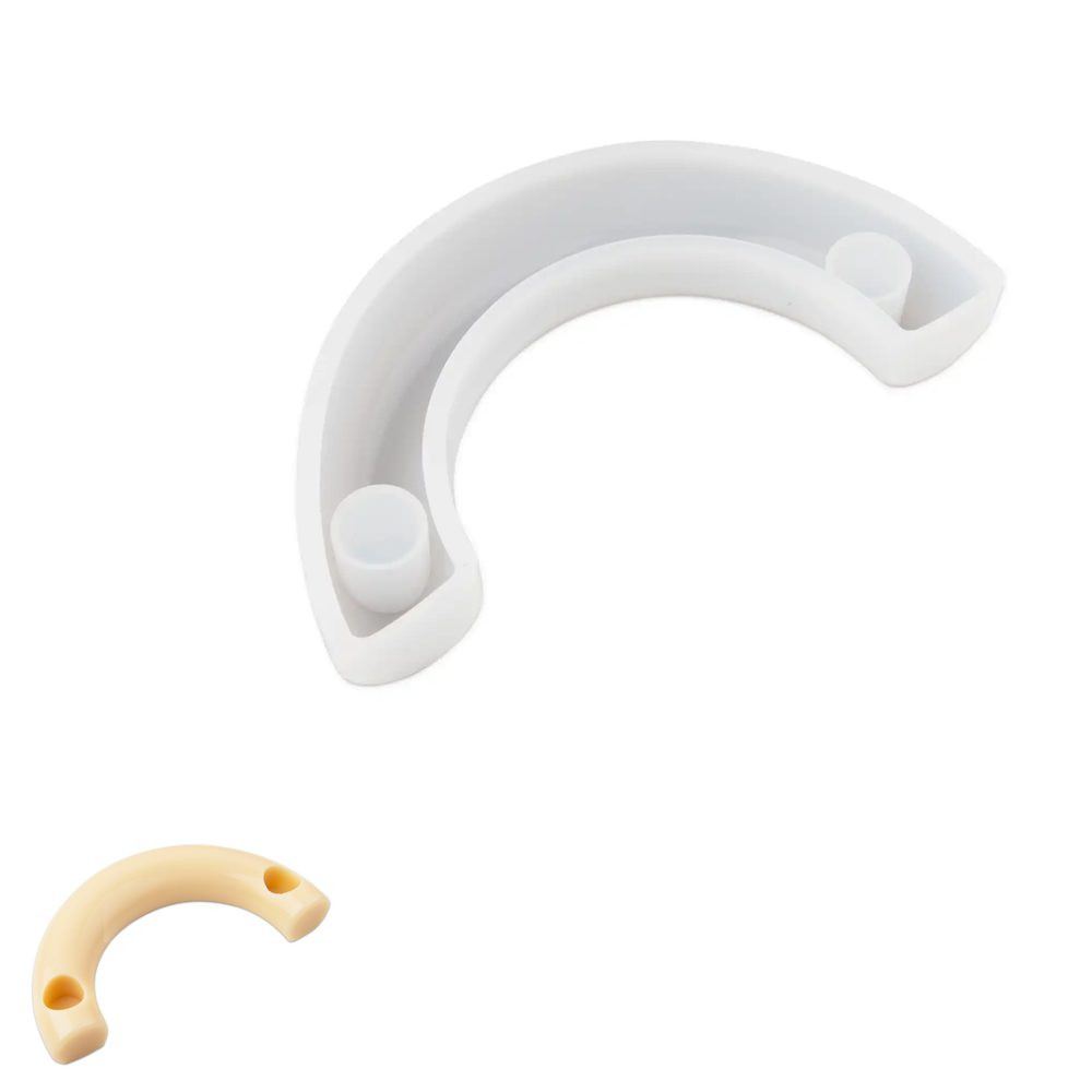 Manumi Silikonová forma na stojan pro 2 svíčky ve tvaru oblouku 200x90x35mm - 1 ks