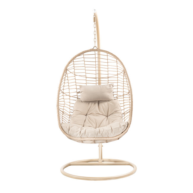 Závěsné křeslo SOLEI béžové 848228