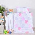 Povlečení dětské sloníky růžové EMI Standardní set jednolůžko obsahuje 1x 200x140 + 1x 90x70