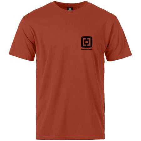 Triko Horsefeathers Mini Logo - Hnědá - L