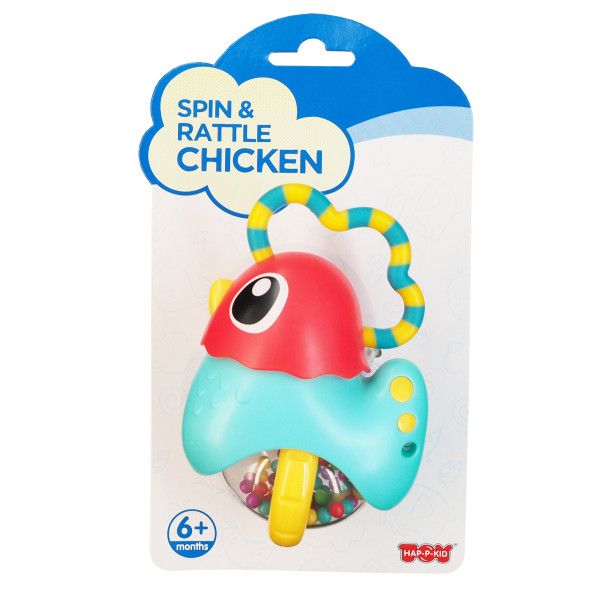 HAP-P-KID Chrastítko pro miminka - Kuře