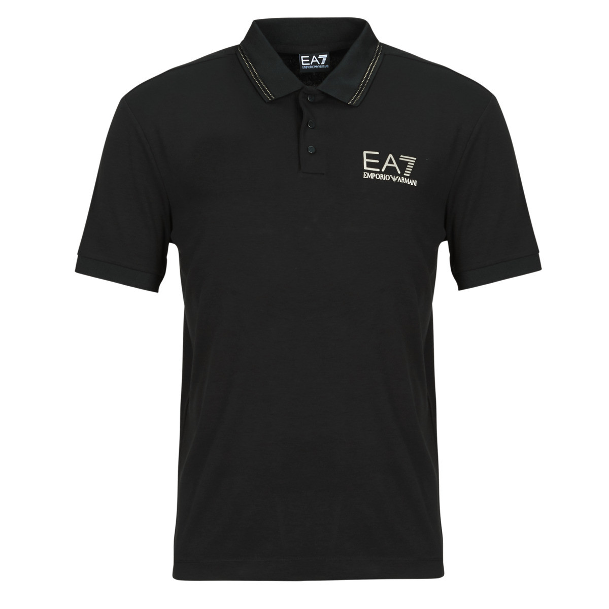 Emporio Armani EA7  TRAIN GOLD LABEL POLO PUNTO ROMA  7M000300  Černá