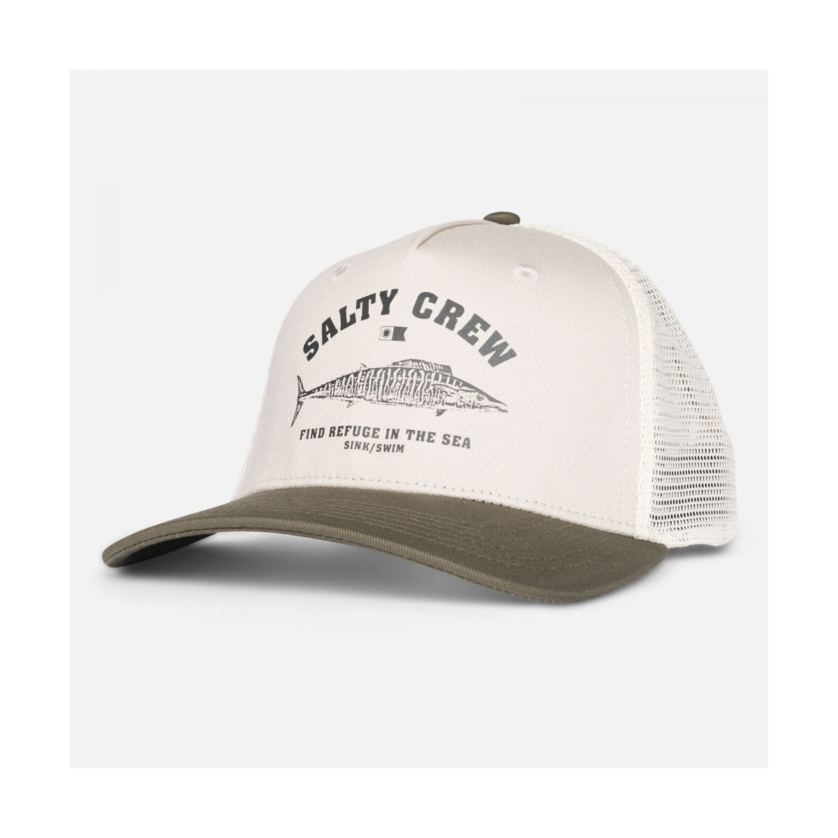 Salty Crew  Wahoo stamp retro trucker  Zelená