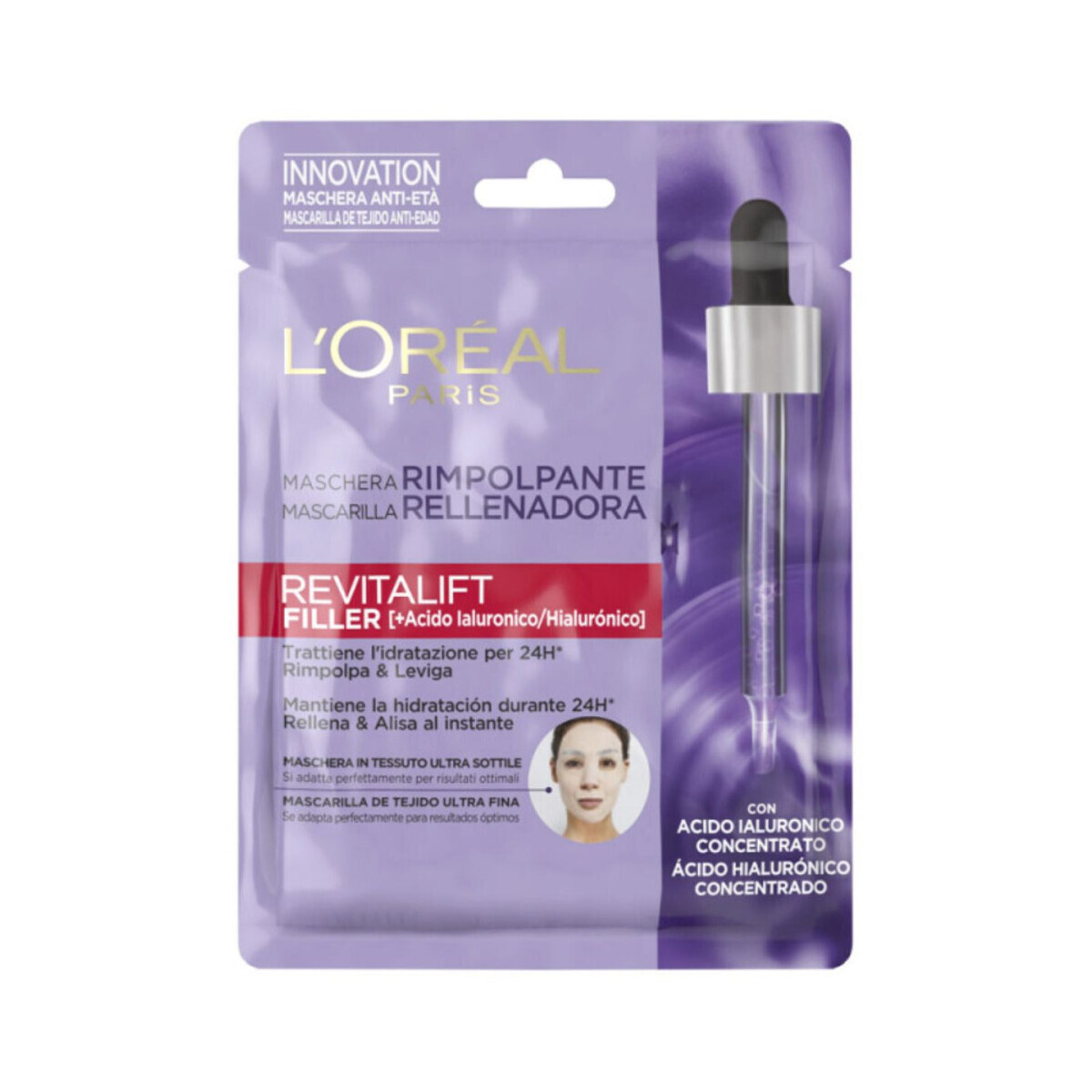 L'oréal  Revitalift Filler Hyaluronic Acid Plumping Mask - 30 g