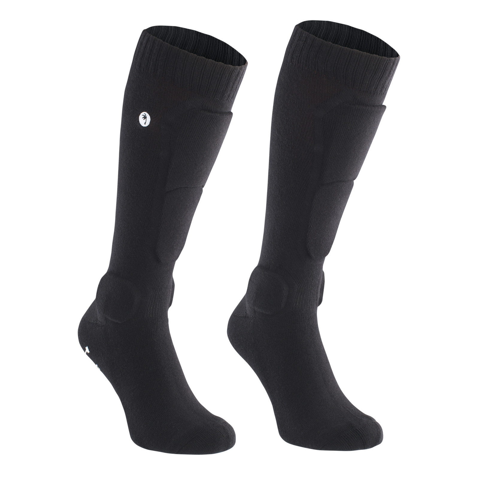 Ponožky s ochranou holeně ION BD Socks - All black Velikost: 35-38