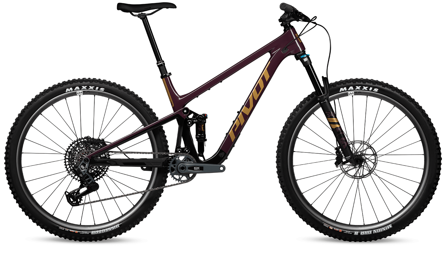 Celoodpružené kolo Pivot Trailcat SL Ride GX Eagle Transmission Barva: Doctor Purple, Velikost: XS