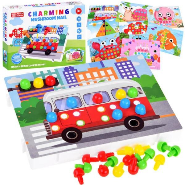 Naučná barevná mozaika pro děti