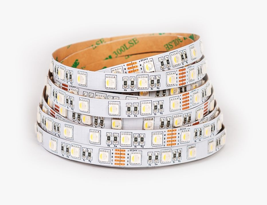 LED Solution RGBW LED pásek 19,2W/m 24V bez krytí Barva světla: RGB + teplá bílá 085134