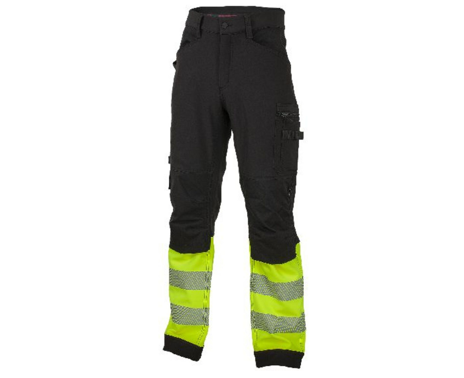 BENNON PROMACHER REFLECTOS Kalhoty do pasu reflexní černá/žlutá 58