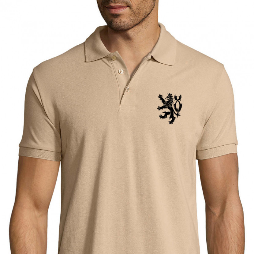 Polokošile Striker Český lev - béžová, 3XL